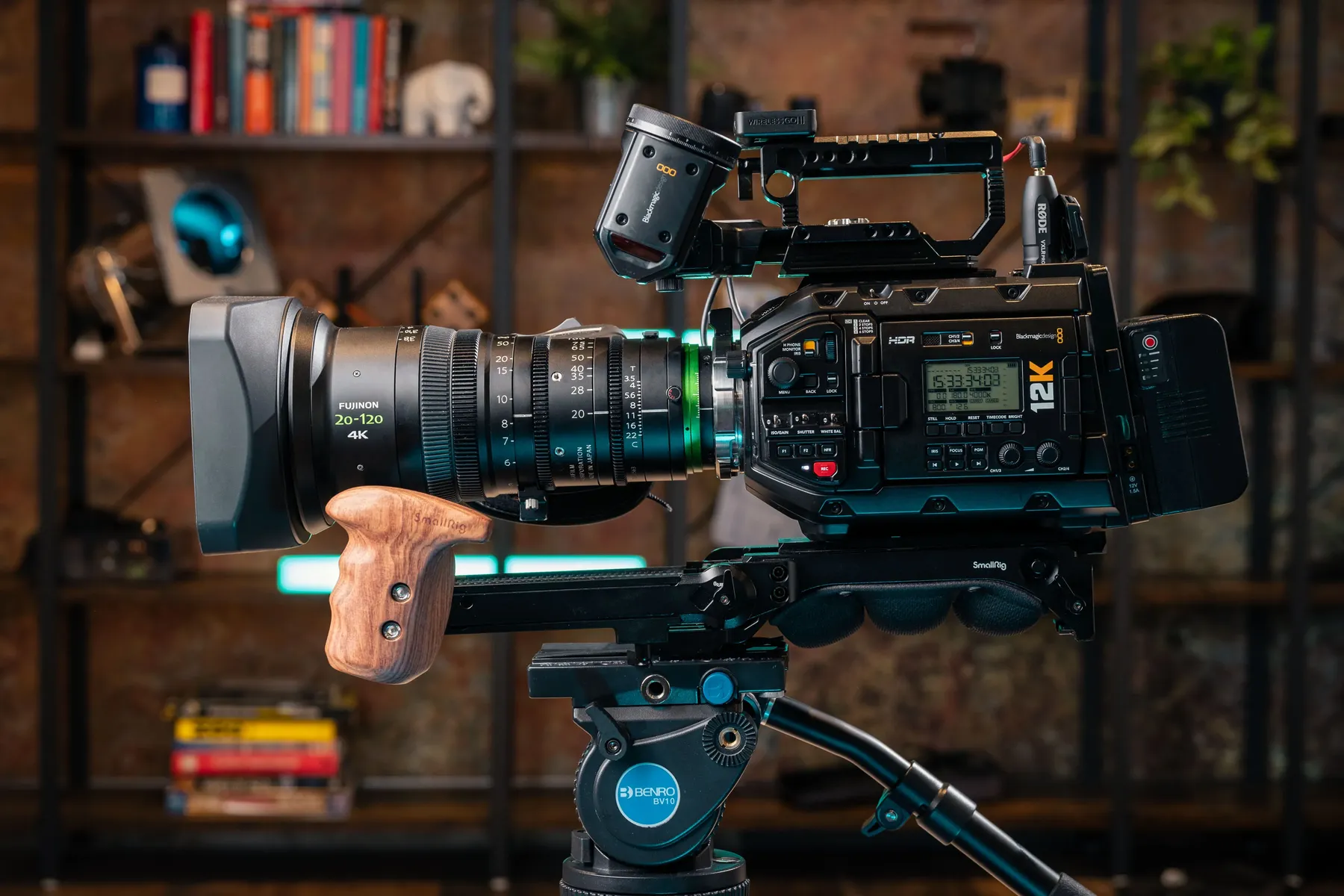 URSA Mini Pro 12K with a Fujinon 20-120 lens at the DotPerformance studio